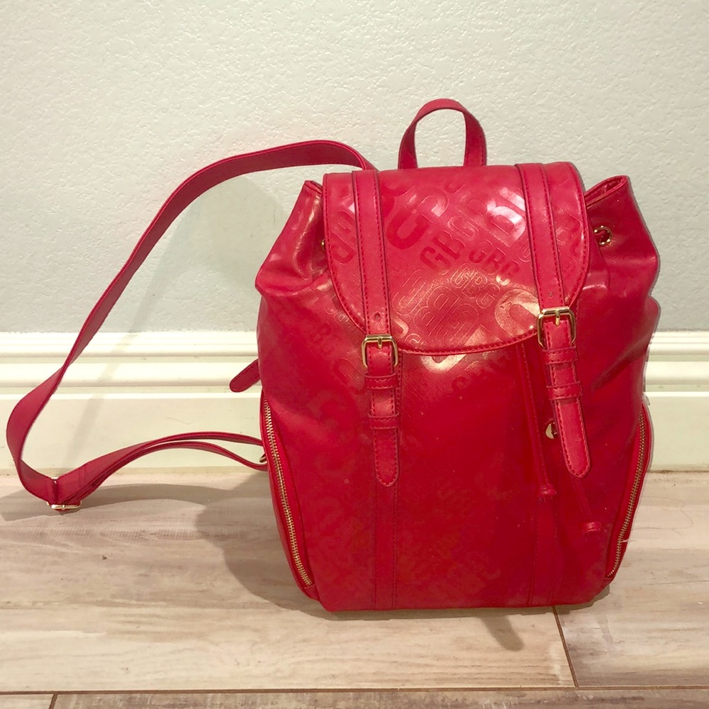 Guess red back pack